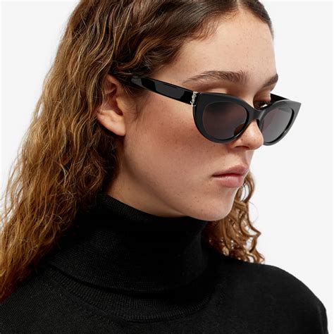 ysl big black sunglasses|yves saint laurent black sunglasses.